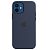 APPLE iPhone 12 | 12 Pro Silicone Case with MagSafe, Deep Navy [Late 2020] (MHL43ZM/A)