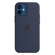 APPLE iPhone 12 mini Silicone Case with MagSafe, Deep Navy [Late 2020] (MHKU3ZM/A)