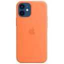 APPLE iPhone 12 mini Silicone Case with MagSafe, Kumquat [Late 2020] (MHKN3ZM/A)