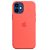 APPLE iPhone 12 mini Silikon Case mit MagSafe, Zitruspink [Late 2020] (MHKP3ZM/A)