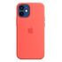 APPLE iPhone 12 mini Silikon Case mit MagSafe, Zitruspink [Late 2020] (MHKP3ZM/A)