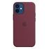 APPLE iPhone 12 mini Silicone Case with MagSafe, Plum [Late 2020] (MHKQ3ZM/A)