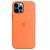 APPLE iPhone 12 Pro Max Silicone Case with MagSafe, Kumquat [Late 2020] (MHL83ZM/A)