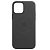 APPLE iPhone 12 | 12 Pro Leather Case with MagSafe, Black (MHKG3ZM/A)