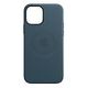 APPLE iPhone 12 mini Leather Case with MagSafe, Baltic Blue (MHK83ZM/A)