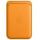 APPLE iPhone Leather Wallet with MagSafe, California Poppy [Late 2020] (MHLP3ZM/A)