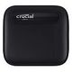 CRUCIAL X6 Portable SSD, 1.0TB, Schwarz (CT1000X6SSD9)