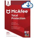 MCAFEE Total Protection, 5 Devices, 1 Year, ESD, Windows / Mac / Android / iOS, Multilingual (MTP00GNR5RDD)