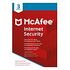 MCAFEE Internet Security, 3 Devices, 1 Year, Box, Windows / Mac / Android / iOS, Multilingual (MIS00GNR3RAA)