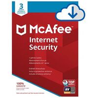 MCAFEE Internet Security, 3 Devices, 1 Year, ESD, Windows / Mac / Android / iOS, Multilingual (MIS00GNR3RDD)