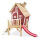 EXIT TOYS Fantasia 300 Holzspielhaus, Rot
