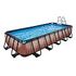 EXIT TOYS Wood Pool 540 x 250 x 100 cm, incl Filterpumpe