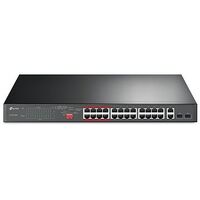 TP-LINK 24-Port 10/100Mbps Unmanaged PoE+ Switch (TL-SL1226P)