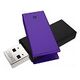 EMTEC C350 Brick 2.0, 8.0GB, Schwarz / Lila (ECMMD8GC352)