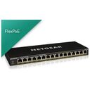 NETGEAR 16-port unmanaged PoE+ switch FlexPoE (GS§16P)