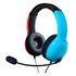 PDP Gaming LVL40 Wired Stereo Headset, Schwarz / Blau, Nintendo Switch (500-162-EU-BLRD)