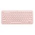 LOGITECH Bluetooth Multi-Device Keyboard K380, Swiss layout, Pink (920-009857)