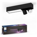 PHILIPS Hue White & Color Ambiance - Centris Deckenleuchte 2er-Spot, Schwarz (50610/30/P7)