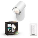 PHILIPS Hue White Ambiance - Adore Badezimmer Deckenleuchte 1er-Spot, Weiss (3417831P6)