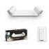 PHILIPS Hue White Ambiance - Adore Bathroom Wall Light 2-Spot, White (3417931P6)