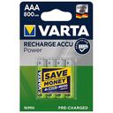 VARTA Recharge Accu Power, 800 mAh, 4-Pack (AAA)