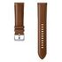 SAMSUNG Galaxy Watch Stitch Leather Armband, 22mm (M/L), Braun (ET-SLR84LAEGEU)