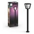 PHILIPS Hue White & Color Ambiance - Econic Outdoor Path Light, Black (17442/30/P7)