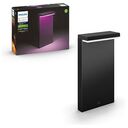 PHILIPS Hue White & Color Ambience - Nyro Outdoor Pedestal Light, Black (17455/30/P7)