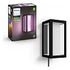 PHILIPS Hue White & Color Ambiance - Impress Outdoor Wall Light, Black (17459/30/P7)