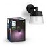 PHILIPS Hue White & Color Ambiance - Attract Outdoor Wall Light, Black (17461/30/P7)