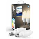 PHILIPS Hue White - Doppelpack, 2x E14 / 5.5W (67127300)
