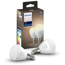 PHILIPS Hue White - Doppelpack Tropfenform P45, 2x E14 / 5.7 W (26690200)
