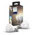 PHILIPS Hue White - Double Pack Luster P45, 2x E14 / 5.7W (26690200)