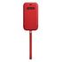 APPLE iPhone 12 Pro Max Leather Sleeve with MagSafe, (PRODUCT)RED (MHYJ3ZM/A)