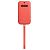 APPLE iPhone 12 Pro Max Leather Sleeve with MagSafe, Pink Citrus (MHYF3ZM/A)
