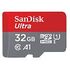 SANDISK Ultra microSDHC UHS-I, Class 10, 32GB (SDSQUA4-032G)