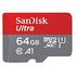 SANDISK Ultra microSDXC UHS-I, Class 10, 64GB (SDSQUA4-064G)