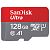 SANDISK Ultra microSDXC UHS-I, Class 10, 128GB (SDSQUA4-128G)