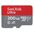 SANDISK Ultra microSDXC UHS-I, Class 10, 200GB (SDSQUA4-200G)