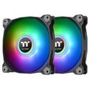 THERMALTAKE Pure Duo 12 ARGB Sync, 120mm, Black, Pack of 2 (CL-F115-PL12SW-A)