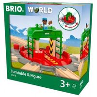 BRIO Lok-Drehscheibe mit Kontrollbrücke (33476)