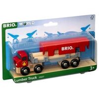 BRIO Holztransporter mit Magnetladung (33657)