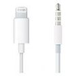 APPLE Lightning to 3.5mm Headphone Jack Cable, 1.2m, White (MXK22ZM/A)
