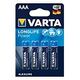 VARTA Longlife Power, 4er Pack (AAA)