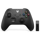 MICROSOFT Wireless Controller + Wireless Adapter for Windows 10, Carbon, Xbox One / Xbox X|S (1VA-00002)