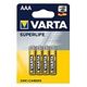 VARTA Superlife, 4er Pack (AAA)