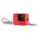 GOPRO Sleeve + Lanyard, Firecracker Red (ACSST-012)