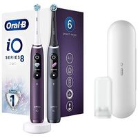 ORAL-B iO Series 8 Duo, Violet Ametrine / Black Onyx