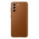 SAMSUNG Leather Cover, Galaxy S21, Braun (EF-VG991LAEGWW)