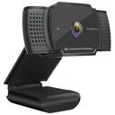 CONCEPTRONIC Webcam AMDIS 2K Super HD with Microphone, Black (AMDIS02BNEUEVERSION)
